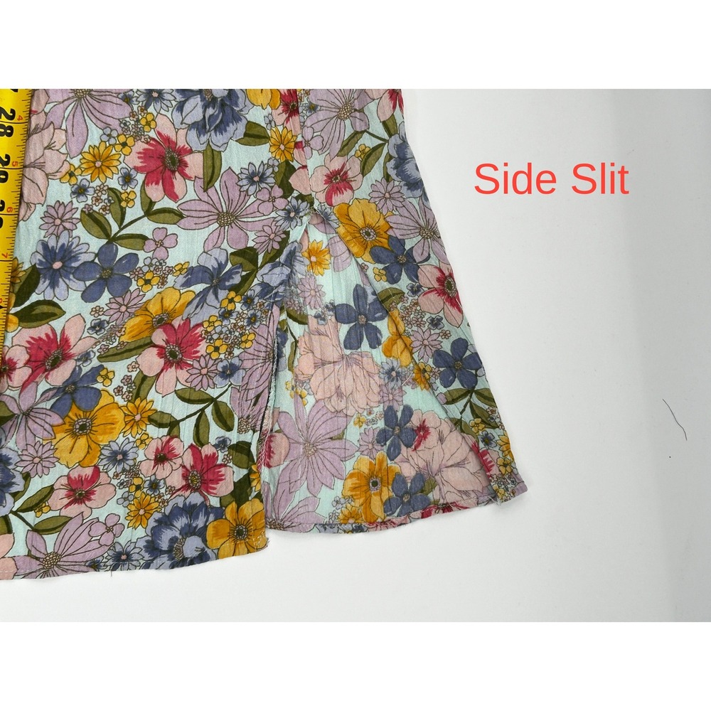 Angie Floral Boho Midi Dress Cottagecore Fairycore Sundress Medium Romantic - Picture 11 of 14